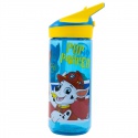 Plastová láhev s výsuvnou brčkem PAW PATROL, Tritan 620ml, 74697