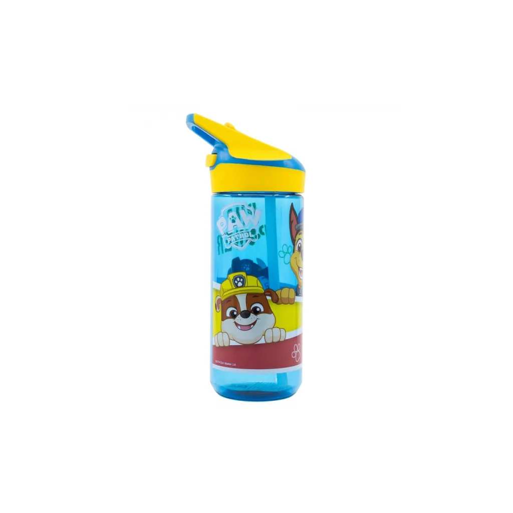 Plastová láhev s výsuvnou brčkem PAW PATROL, Tritan 620ml, 74697