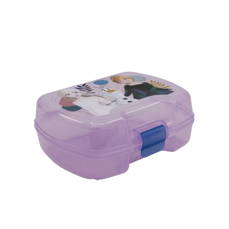 Plastový box na desiatu DISNEY FROZEN Transparent Maxi, 74277 Plastový box na desiatu DISNEY FROZEN Transparent Maxi, 74277