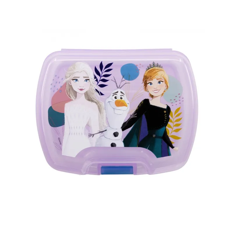 Plastový box na desiatu DISNEY FROZEN Transparent Maxi, 74277 Plastový box na desiatu DISNEY FROZEN Transparent Maxi, 74277