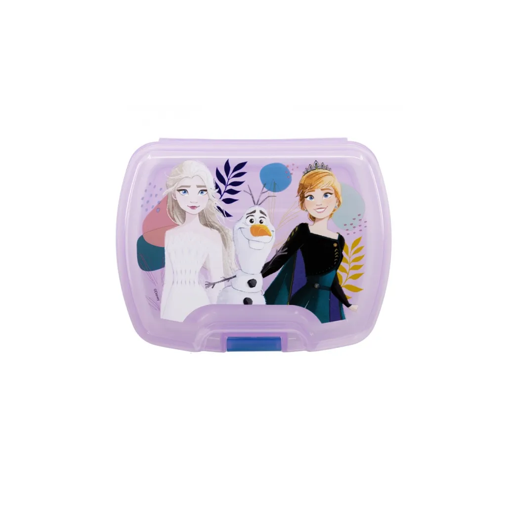 Plastový box na svačinu DISNEY FROZEN Transparent Maxi, 74277