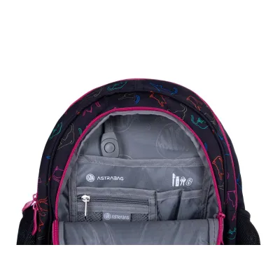 ASTRABAG Školní batoh pro první stupeň LOVE, AB330, 502023068 ASTRABAG Školní batoh pro první stupeň LOVE, AB330, 502023068