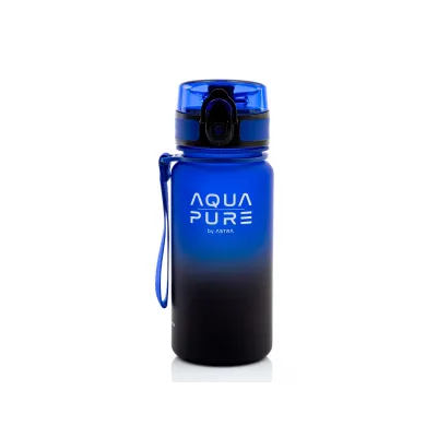 Zdravá láhev AQUA PURE by ASTRA 400 ml - blue/black, 511023004