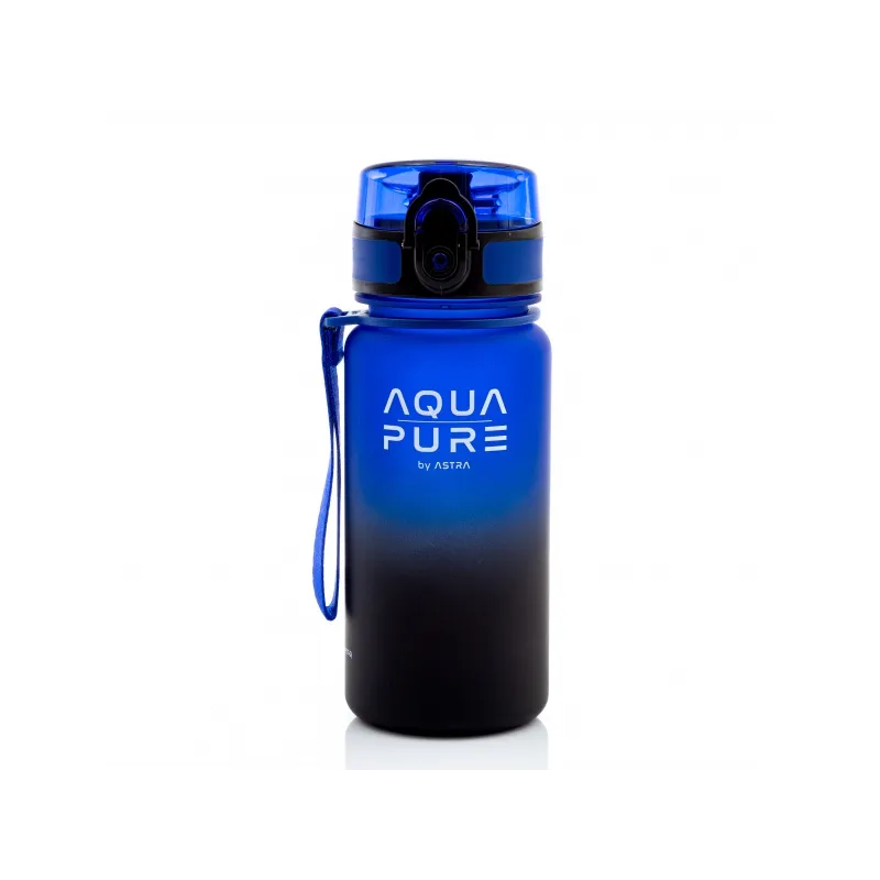 Zdravá láhev AQUA PURE by ASTRA 400 ml - blue/black, 511023004