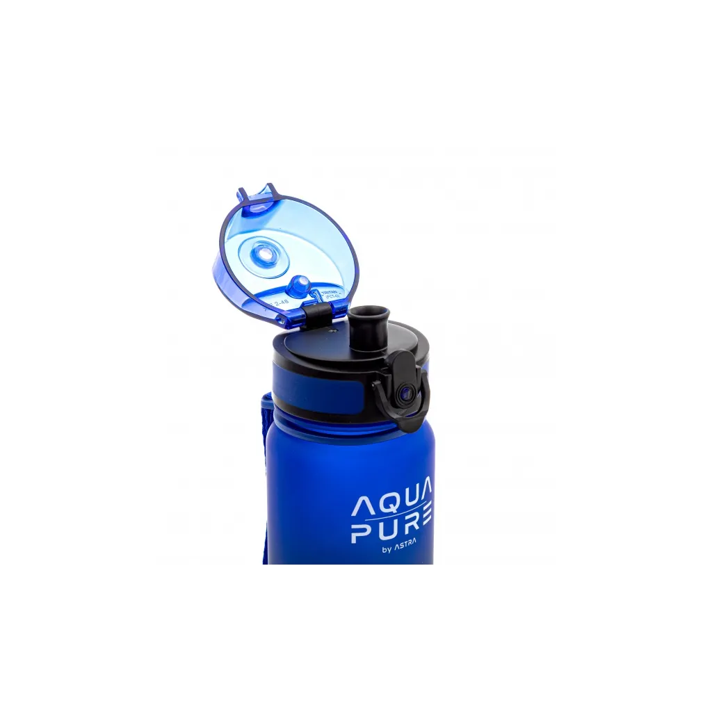 Zdravá fľaša AQUA PURE by ASTRA 400 ml - blue/black, 511023004