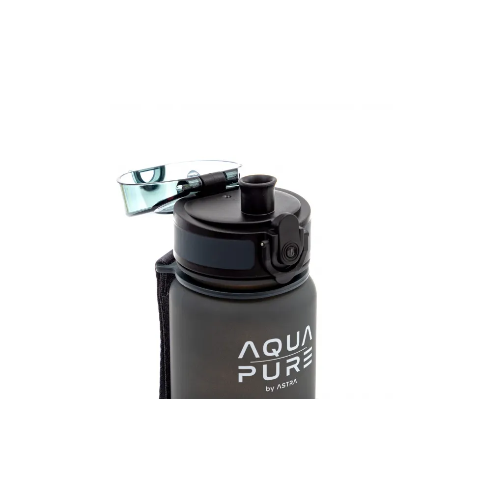 Zdravá láhev AQUA PURE by ASTRA 400 ml - grey/black, 511023005