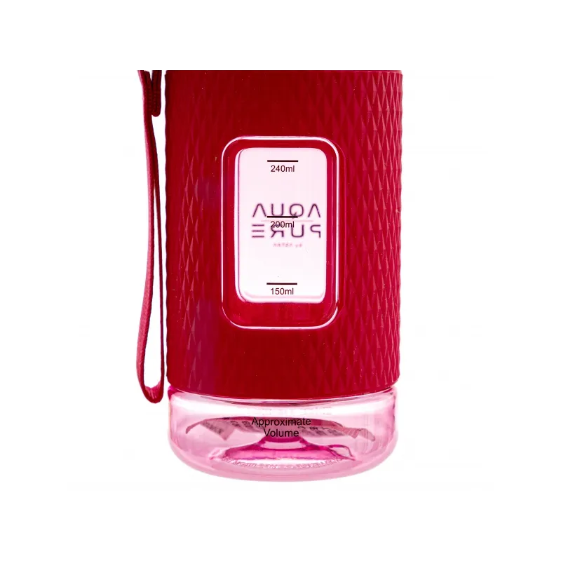 Zdravá fľaša AQUA PURE by ASTRA 400 ml - neon pink, 511023007