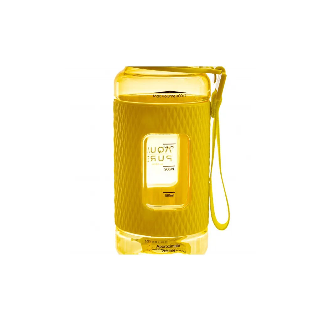 Zdravá fľaša AQUA PURE by ASTRA 400 ml - neon yellow, 511023009