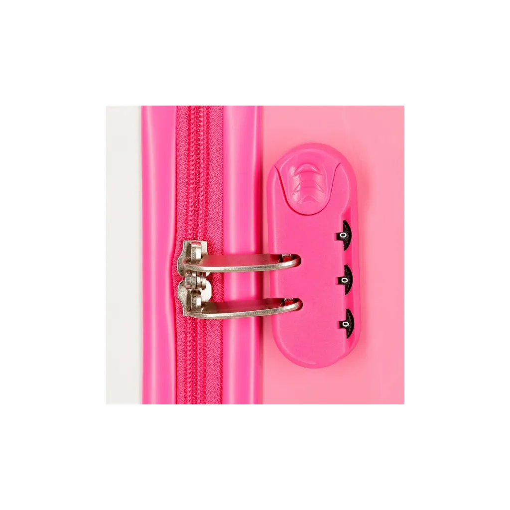 Luxusní dětský ABS cestovní kufr MINNIE MOUSE White, 55x34x20cm, 4641462