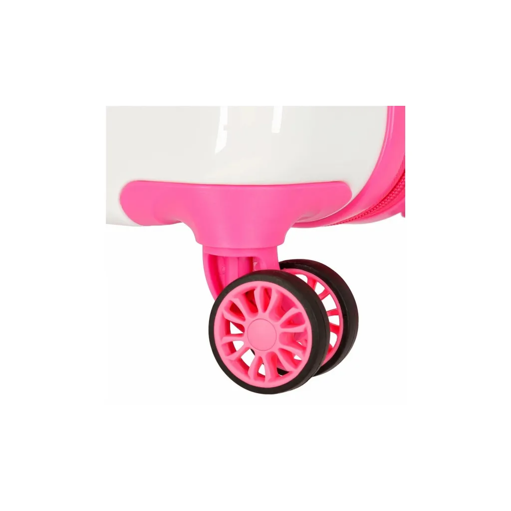 Luxusní dětský ABS cestovní kufr MINNIE MOUSE White, 55x34x20cm, 4641462