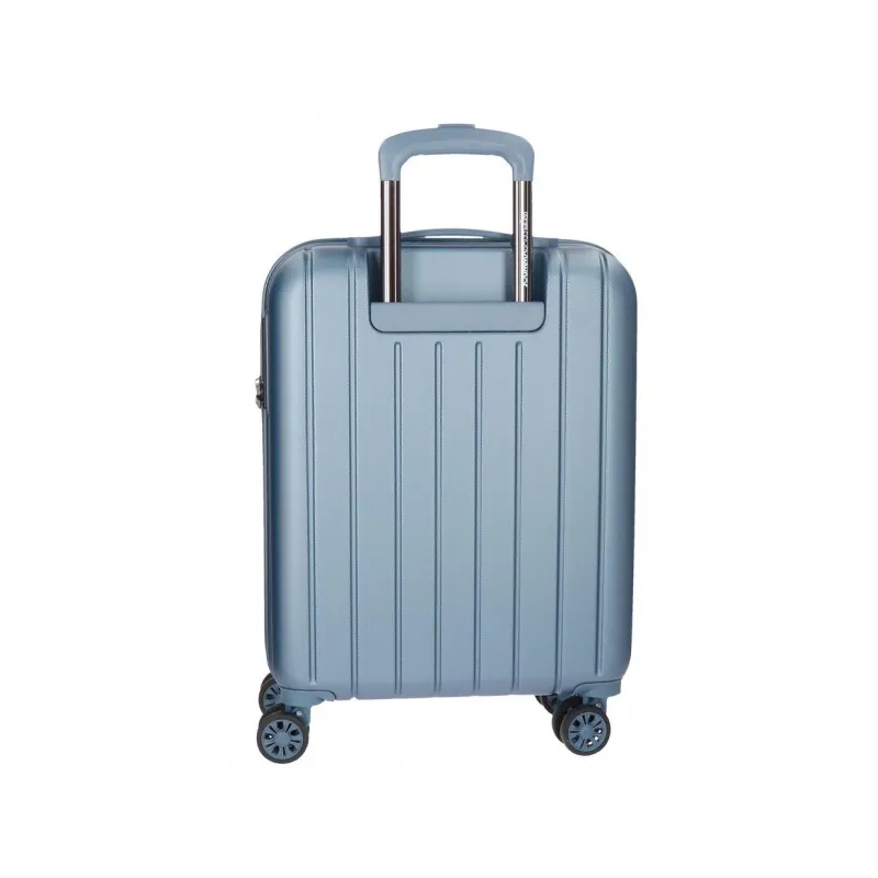 MOVOM Wood Steel Blue, Škrupinový cestovný kufor, 55x40x20cm, 38L, 5319163 (small)