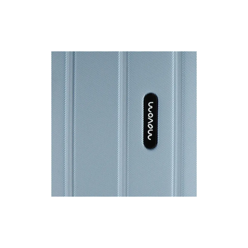 MOVOM Wood Steel Blue – Škrupinový cestovný kufor s TSA zámkom a štvorkolieskovým systémom