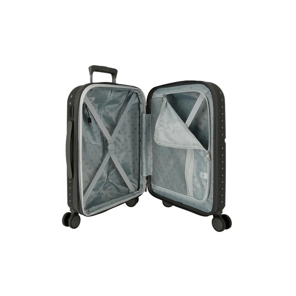 ABS Cestovní kufr PEPE JEANS ACCENT Antracita, 55x40x20cm, 37L, 7698631 (small exp.)