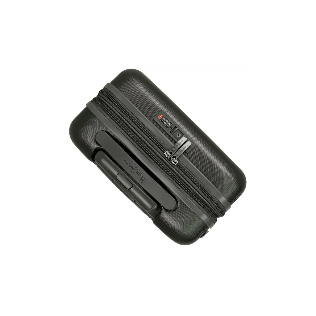 ABS Cestovní kufr PEPE JEANS ACCENT Antracita, 55x40x20cm, 37L, 7698631 (small exp.)