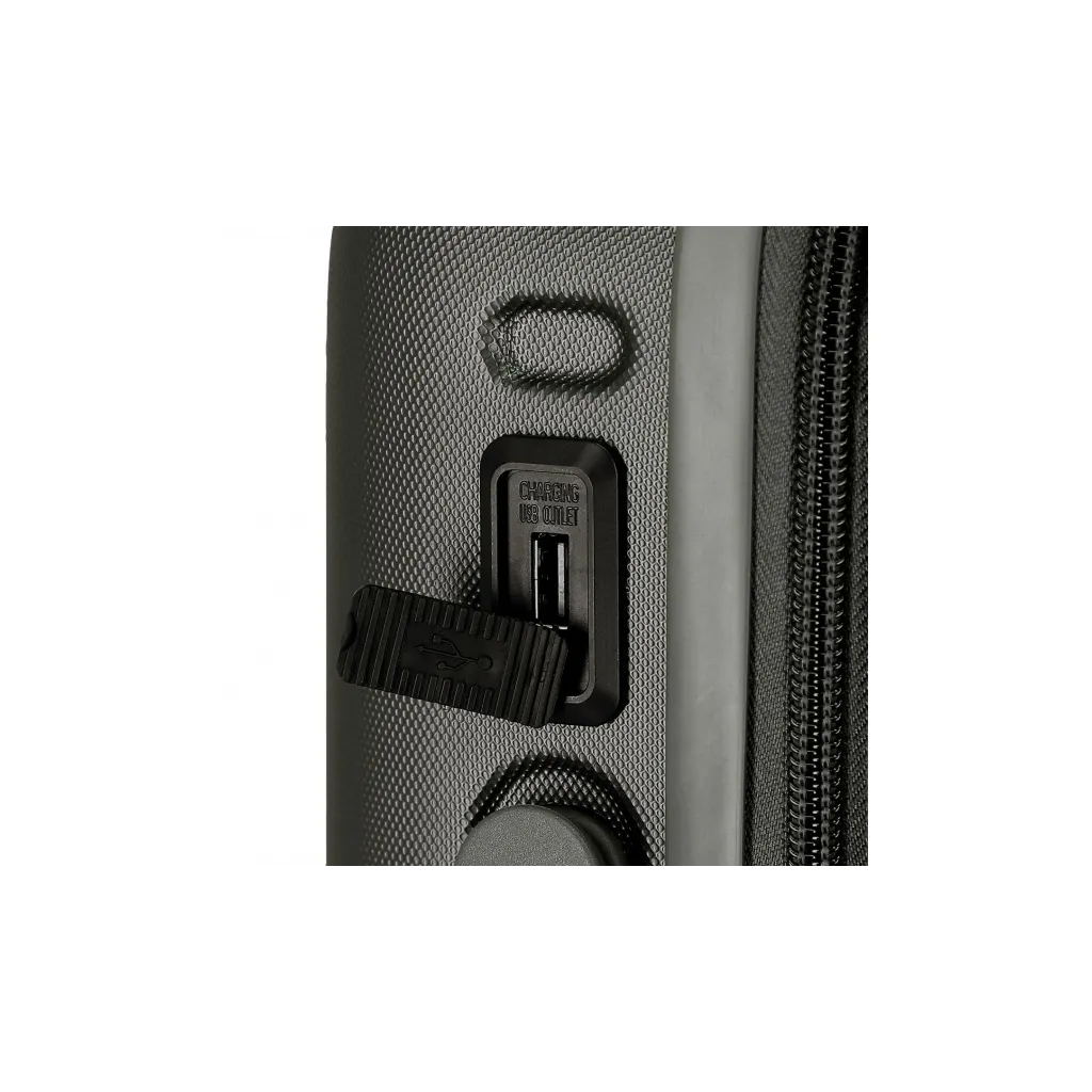 ABS Cestovný kufor PEPE JEANS ACCENT Antracita, 55x40x20cm, 37L, 7698631 (small exp.)