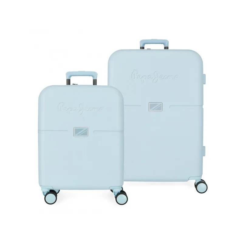 Sada luxusných ABS cestovných kufrov 70cm/55cm PEPE JEANS ACCENT Azul, 7699534 Sada luxusných ABS cestovných kufrov 70cm/55cm PEPE JEANS ACCENT Azul, 7699534