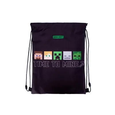 Sáček na přezůvky MINECRAFT Time to Mine, 507022001 Sáček na přezůvky MINECRAFT Time to Mine, 507022001