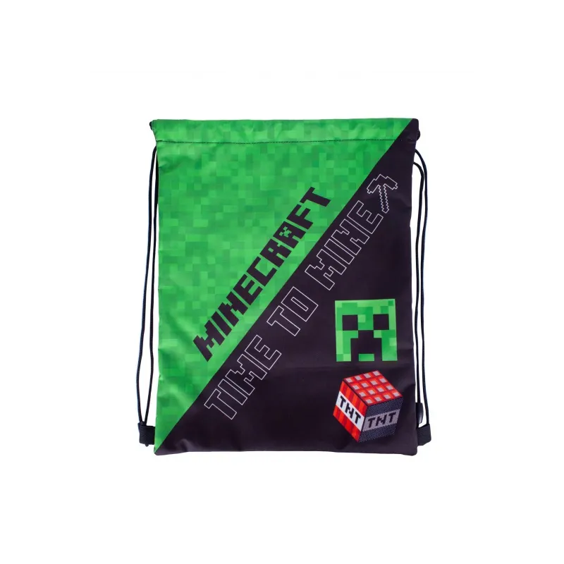 Vrecúško na prezuvky MINECRAFT Time To Mine, 507022041 Vrecúško na prezuvky MINECRAFT Time To Mine, 507022041