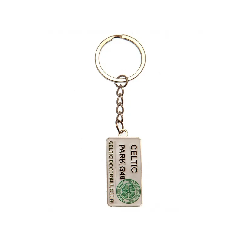 Kovový prívesok na kľúče CELTIC F.C. Street Sign Keyring