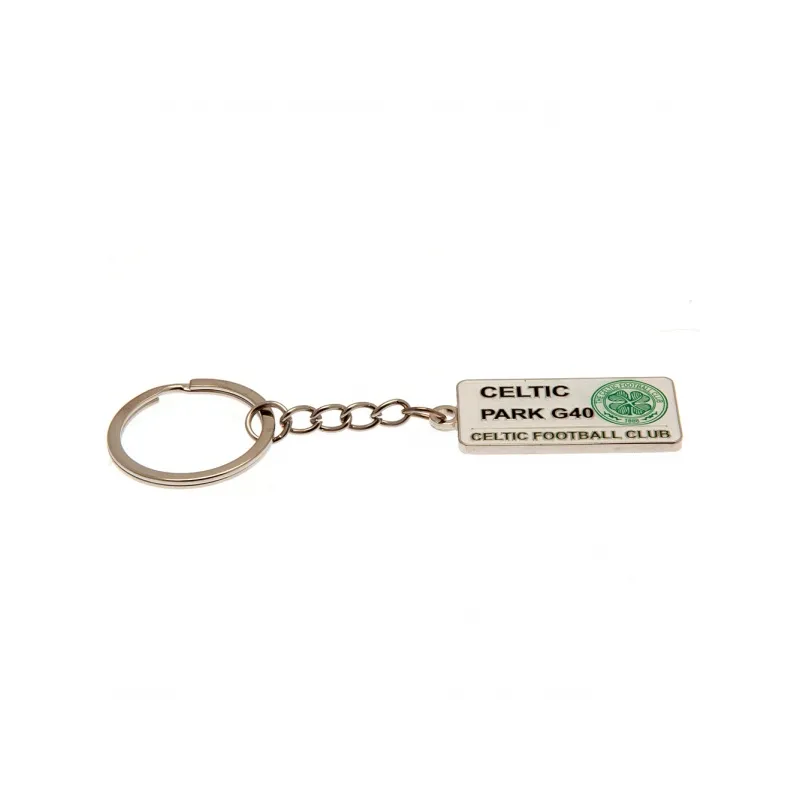 Kovový prívesok na kľúče CELTIC F.C. Street Sign Keyring