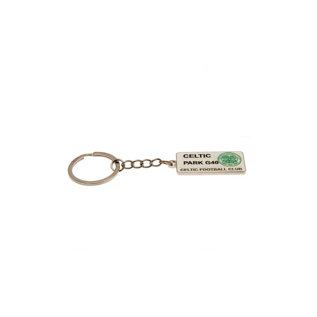 Kovový přívěšek na klíče CELTIC FC Street Sign Keyring