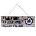 Plechová tabuľa na zavesenie 14/44cm CHELSEA F.C. Garden Retro