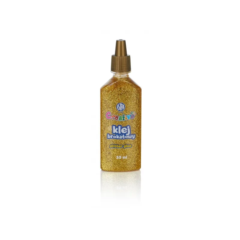 CREATIVO Glitrové lepidlo se třpytkami 35ml, stříbrná, 332118001