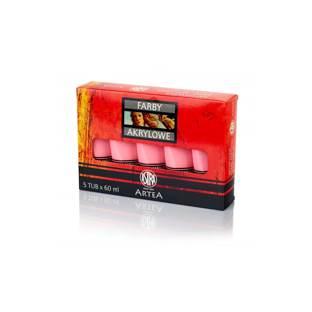 ARTEA Akrylová barva Profi 60ml, Flamingo Pink / Růžová, 309118003