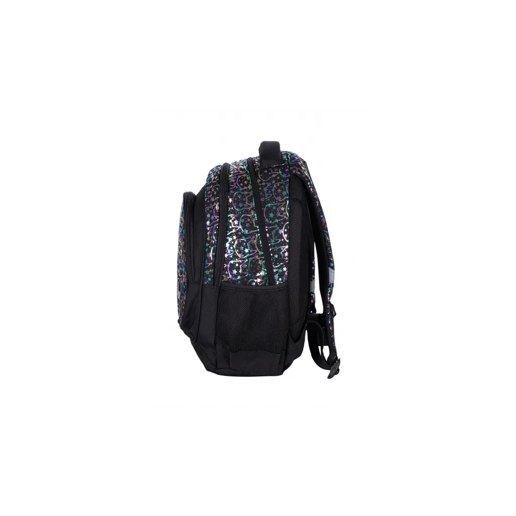 HASH Školní batoh pro první stupeň HOLO EFFECT NEON KITTY, AB330, 502022119