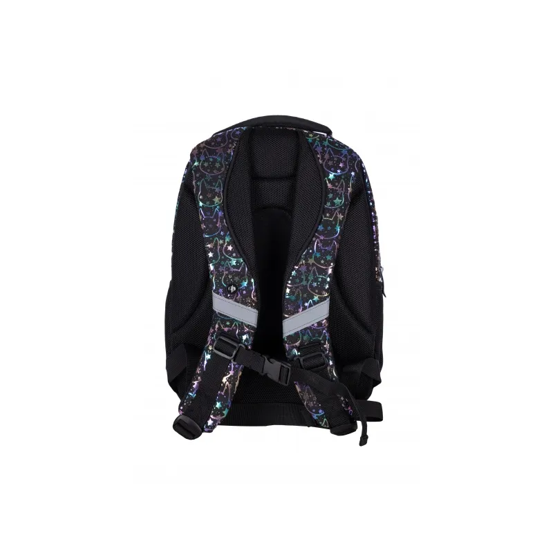 HASH Školní batoh pro první stupeň HOLO EFFECT NEON KITTY, AB330, 502022119 HASH Školní batoh pro první stupeň HOLO EFFECT NEON KITTY, AB330, 502022119