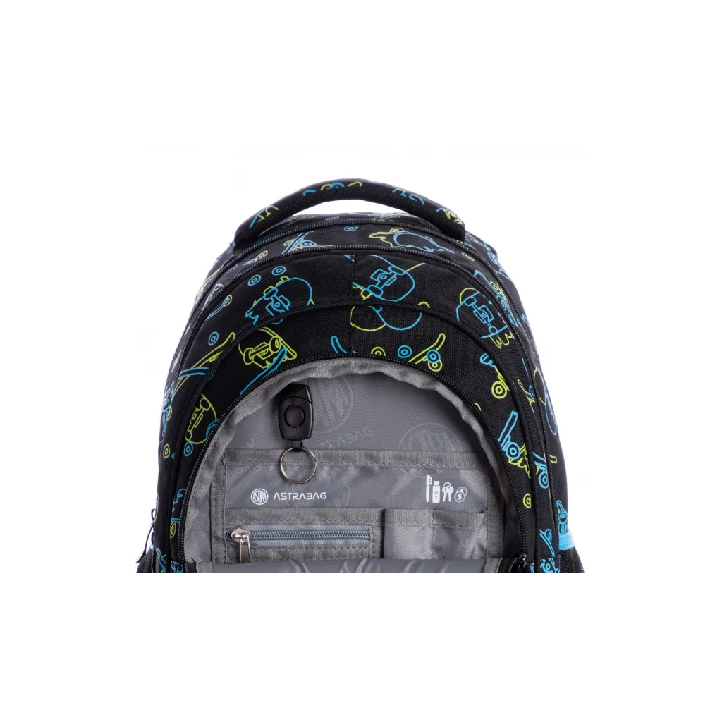 Školský batoh pre prvý stupeň AstraBAG NEON SKATE, AB330, 502022006