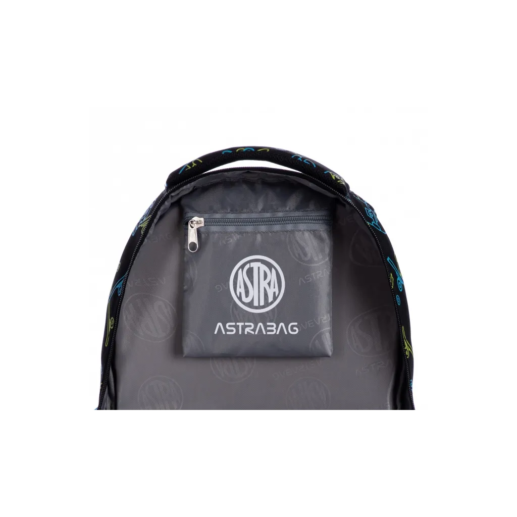ASTRABAG Školní batoh pro první stupeň NEON SKATE, AB330, 502022006