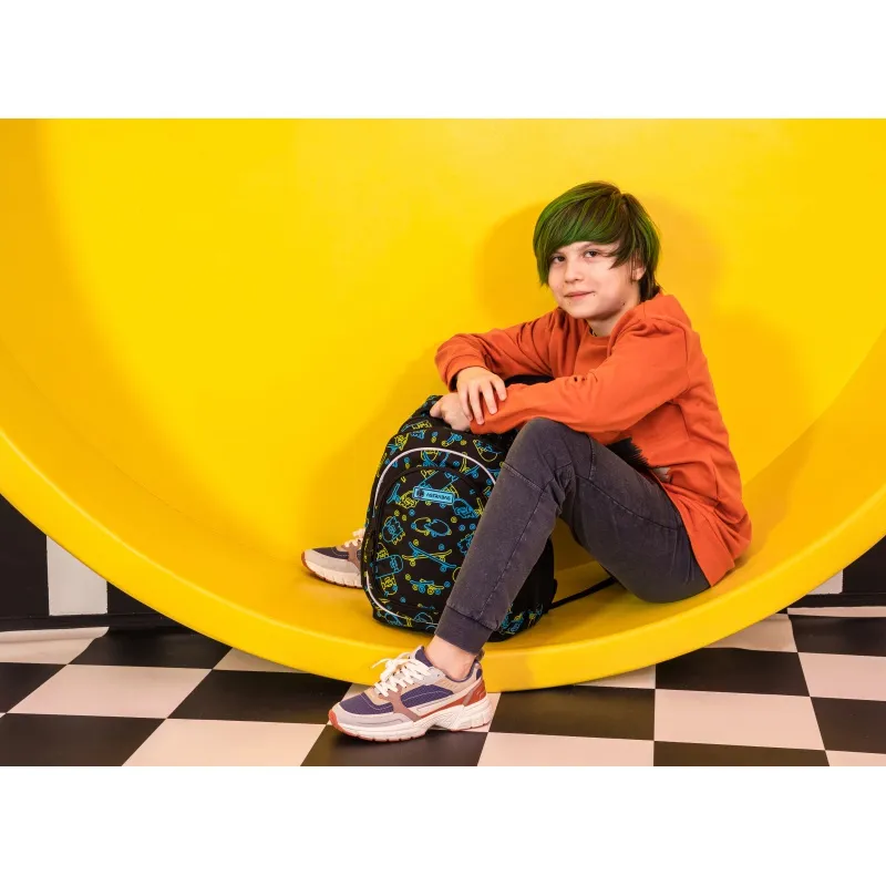 ASTRABAG Školní batoh pro první stupeň NEON SKATE, AB330, 502022006 ASTRABAG Školní batoh pro první stupeň NEON SKATE, AB330, 502022006
