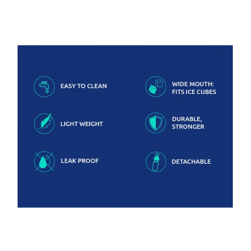 Quokka Ice, Plastová láhev Black, 840ml, 06986