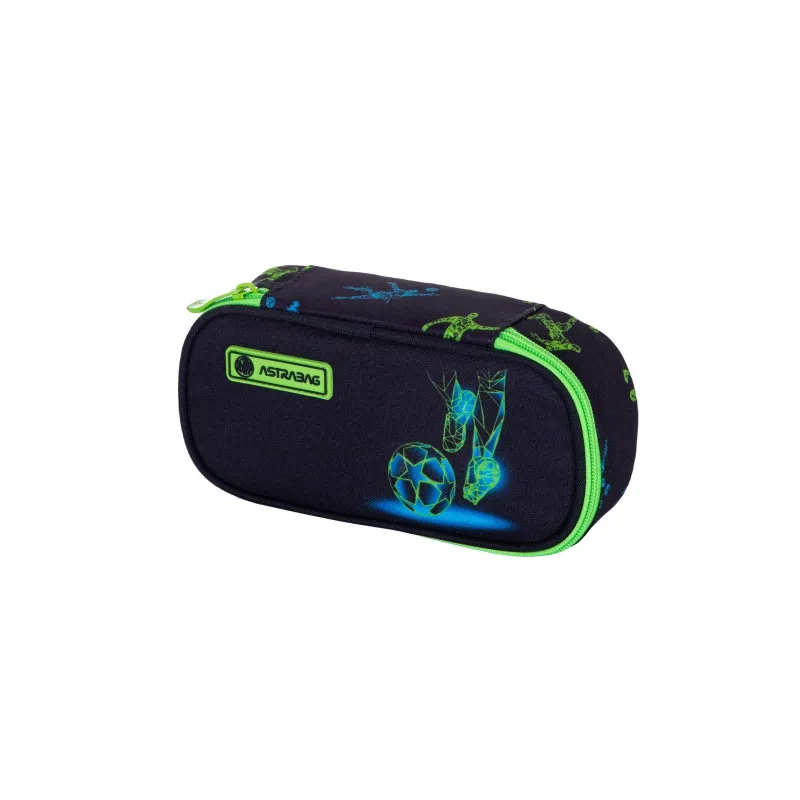 Peračník AstraBAG FOOTBALL MOTION – futbalový, jednokomorový, 22 cm Peračník AstraBAG FOOTBALL MOTION – futbalový, jednokomorový, 22 cm