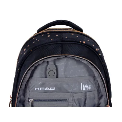 Školní batoh pro první stupeň Head CLASSY GOLD, AB330, 502023084 Školní batoh pro první stupeň Head CLASSY GOLD, AB330, 502023084