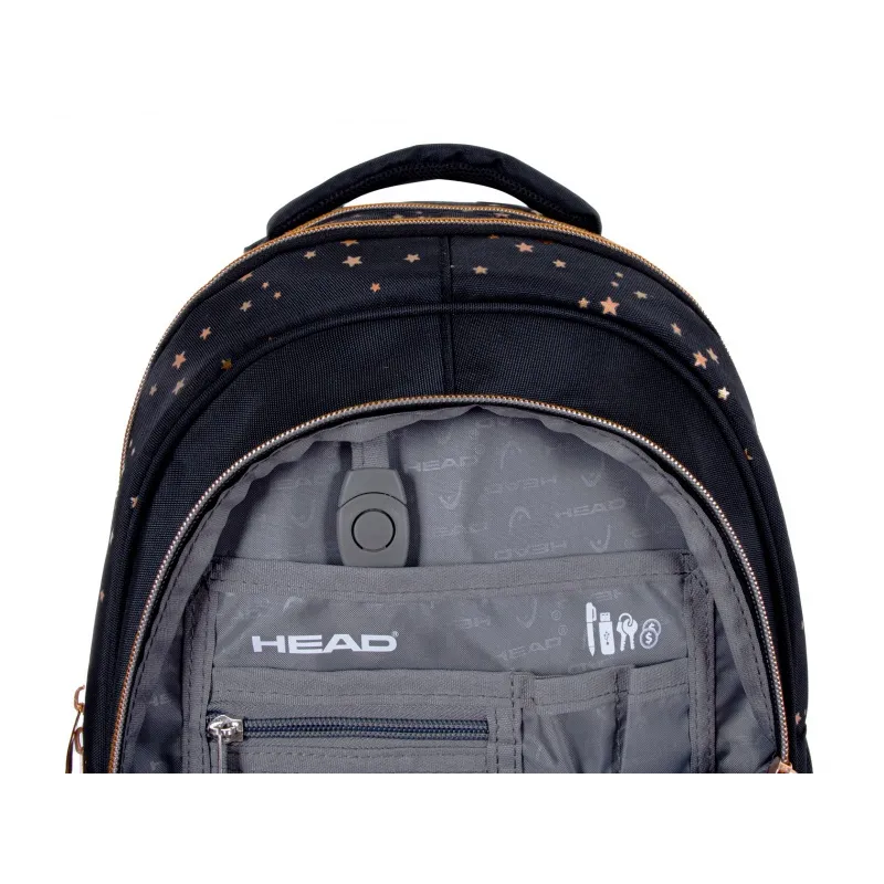 Školní batoh pro první stupeň Head CLASSY GOLD, AB330, 502023084 Školní batoh pro první stupeň Head CLASSY GOLD, AB330, 502023084