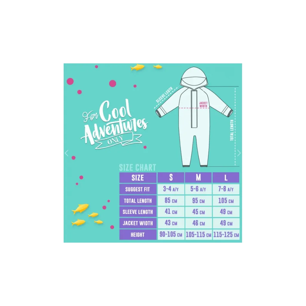 PERLETTI Dětský overal do deště Sirenetta, 14234, 7-8 let (128cm)