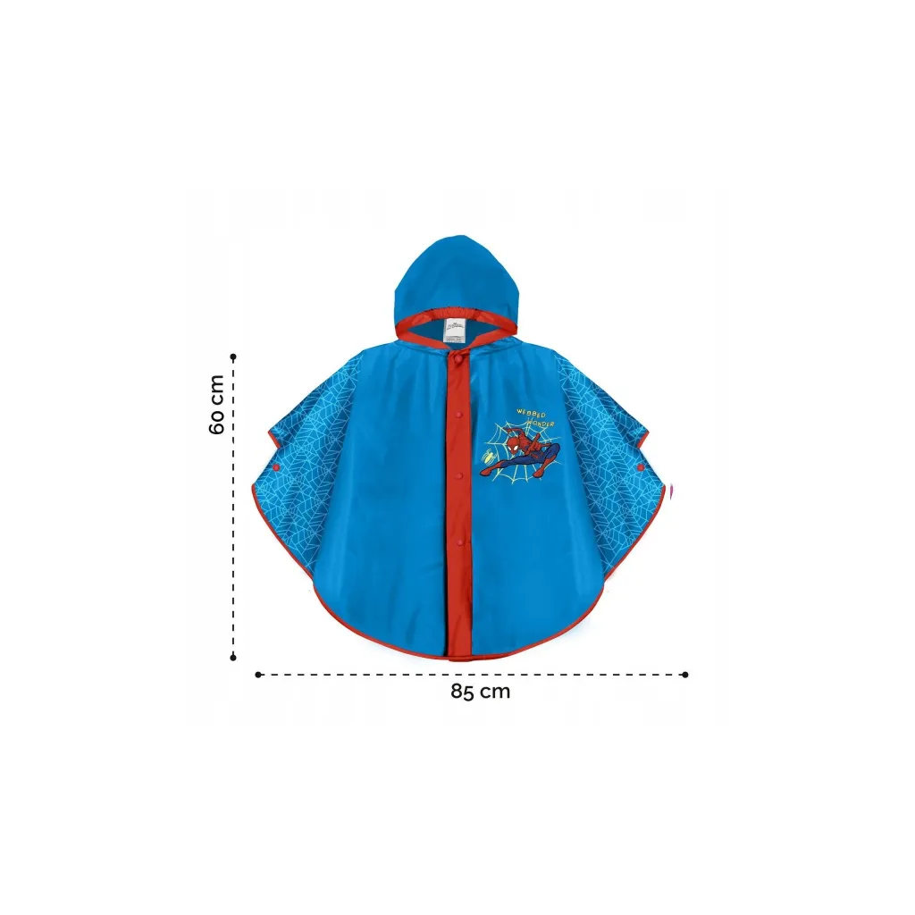 Pršiplášť / pončo Perletti Spiderman, 3/6 rokov, 99164