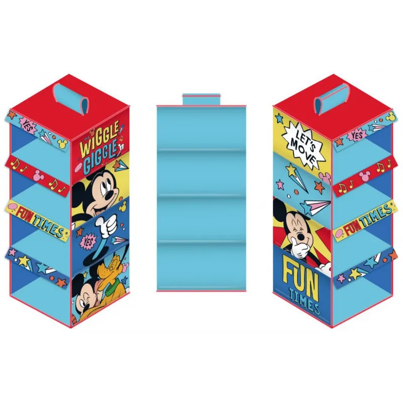Závesný textilný regál MICKEY MOUSE, WD15639 Závesný textilný regál MICKEY MOUSE, WD15639