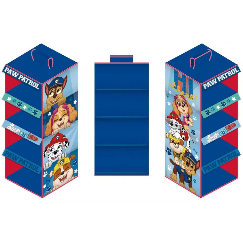 Závesný textilný regál PAW PATROL, PW15641 Závesný textilný regál PAW PATROL, PW15641
