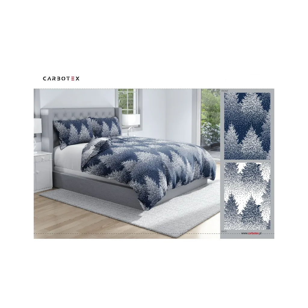 Obojstranné vianočné obliečky na dvojposteľ, 220/200+2x70/80, ROT231125