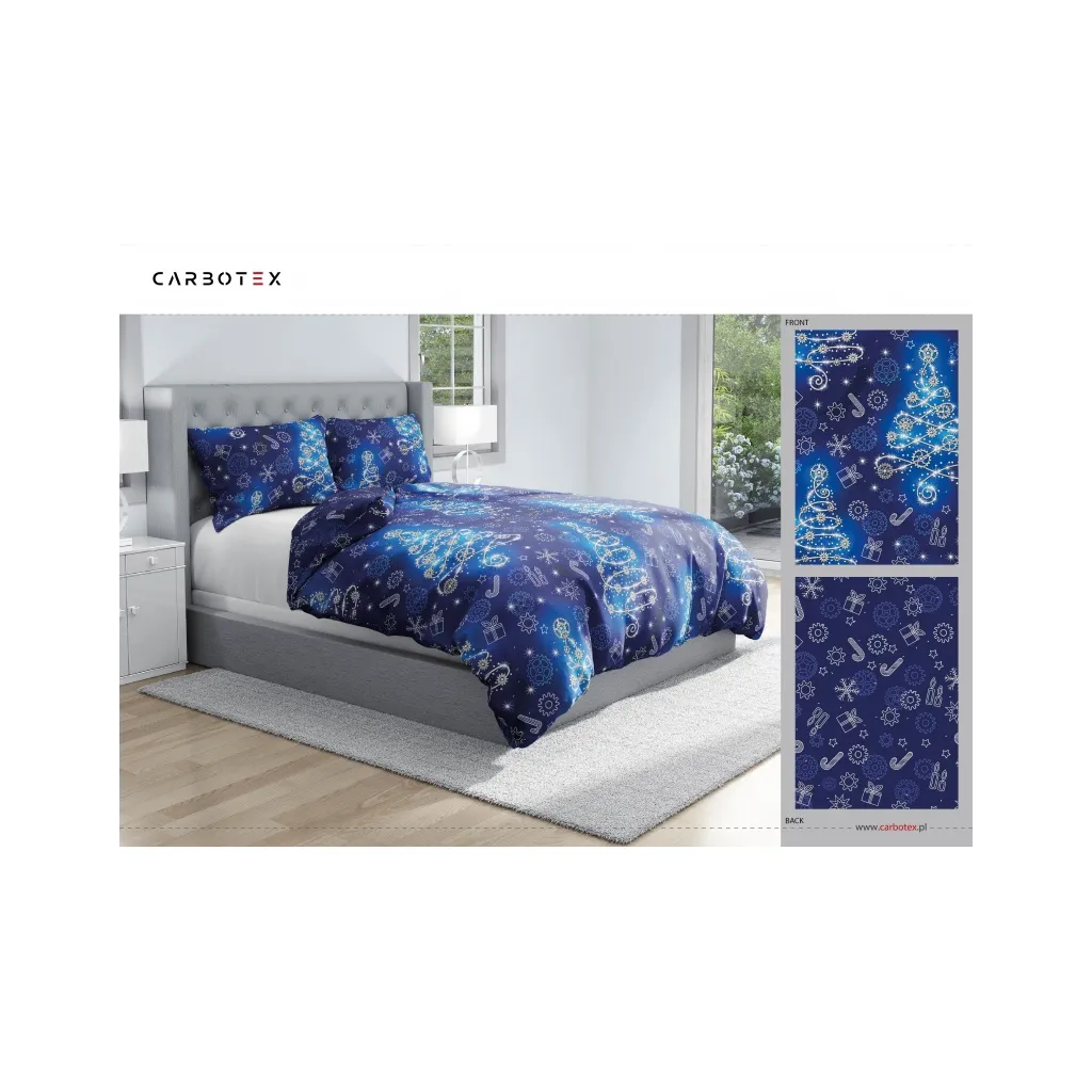 Obojstranné vianočné obliečky na dvojposteľ, 220/200+2x70/80, ROT235039