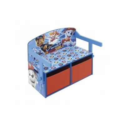 Dětský dřevěný nábytek 3v1 PAW PATROL (Lavička, Box na hračky, Stolek), PW12898 Dětský dřevěný nábytek 3v1 PAW PATROL (Lavička, Box na hračky, Stolek), PW12898