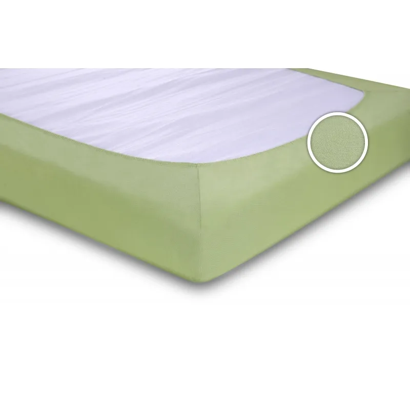 CARBOTEX Posteľné prestieradlo / plachta, Jersey Svetlo Zelená, 180/200cm, MMT04 CARBOTEX Posteľné prestieradlo / plachta, Jersey Svetlo Zelená, 180/200cm, MMT04