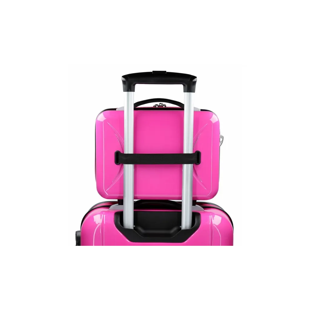 MINNIE MOUSE Fuksia, ABS Cestovní kosmetický kufřík, 21x29x15cm, 9L, 3053921