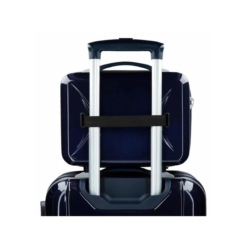 MINNIE MOUSE Blue, ABS Cestovní kosmetický kufřík, 21x29x15cm, 9L, 3053922