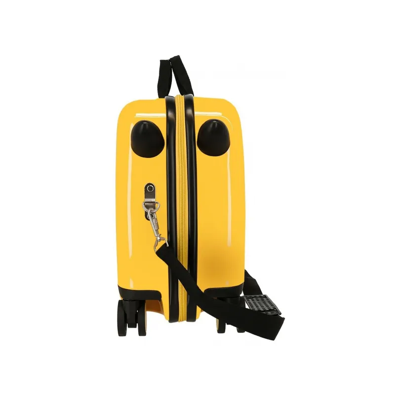 Detský cestovný kufor na kolieskach / odrážadlo SPONGEBOB Yellow, 34L, 2779821