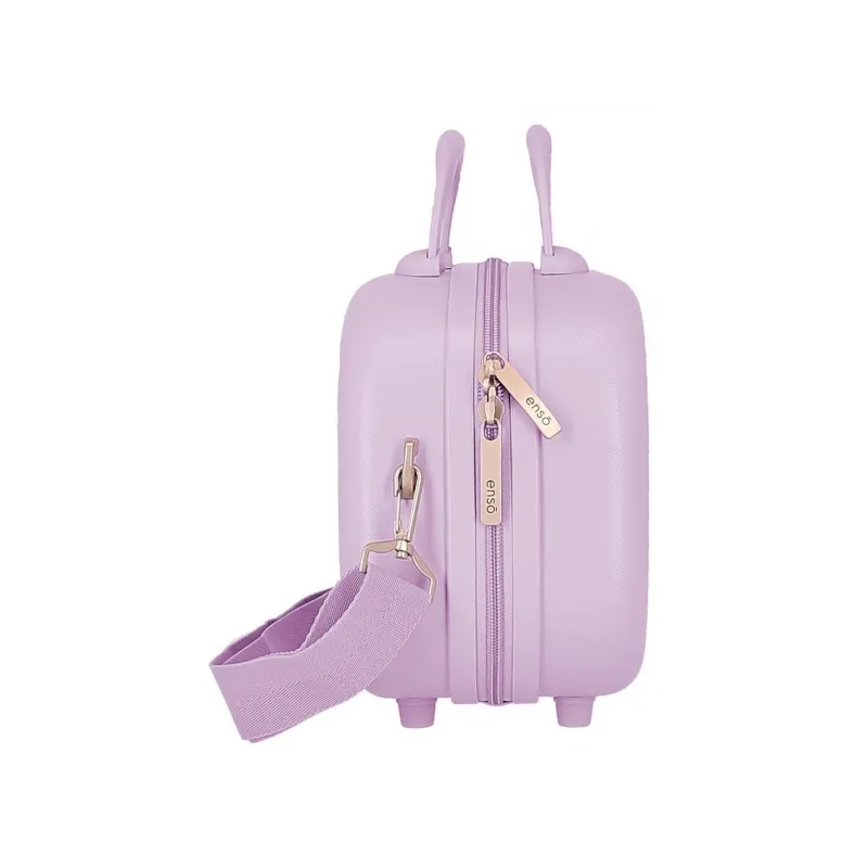 ABS Cestovný kozmetický kufrík MINNIE MOUSE Happines Lila, 21x29x15cm, 9L, 3663923