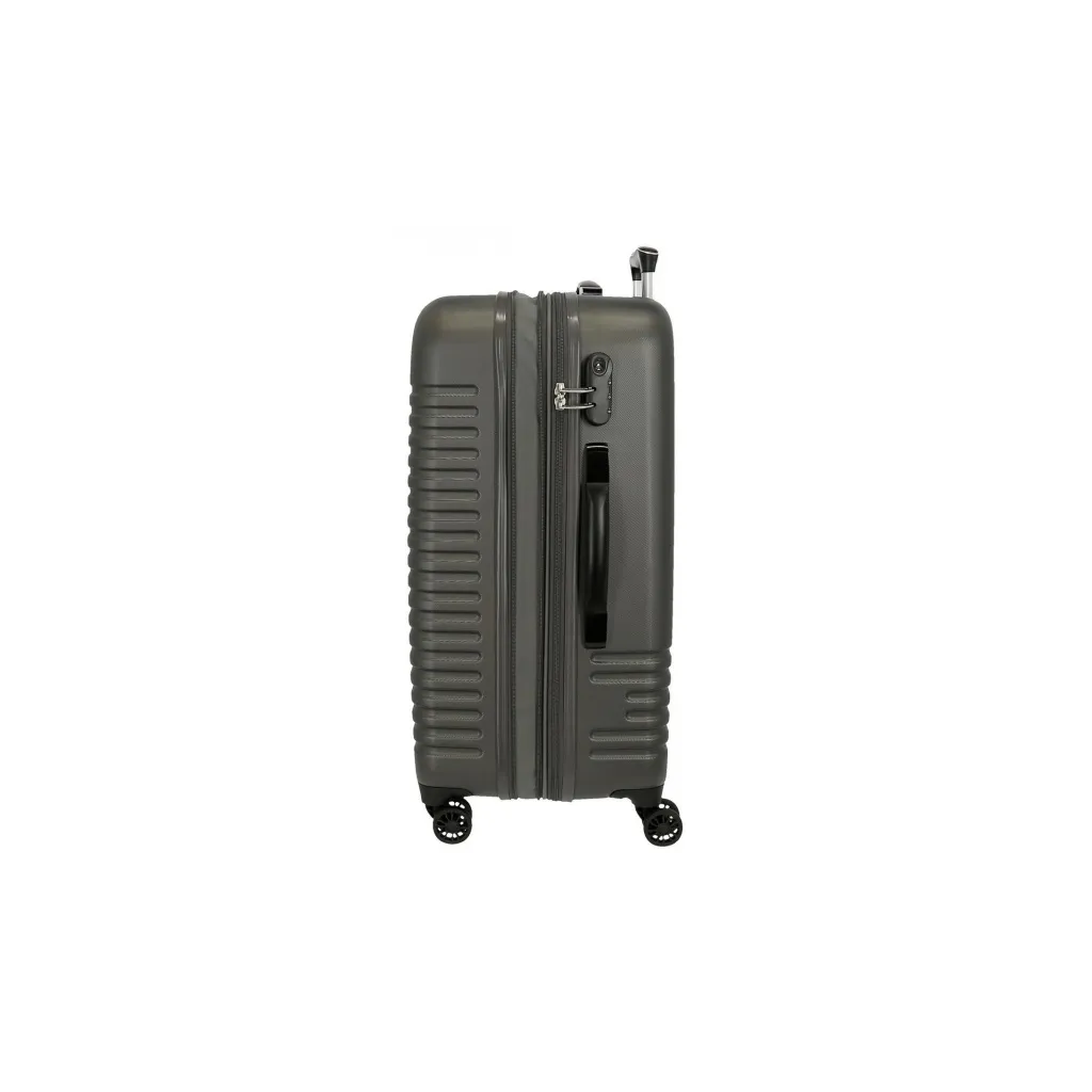 Sada luxusných ABS cestovných kufrov INDIA Antracita, 70cm/55cm, 5089522